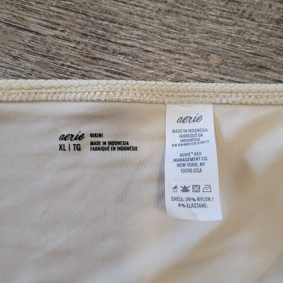 NWT AERIE | Textured Side Tie Bikini Swim Bottom | Sz. XL - Picture 4 of 8